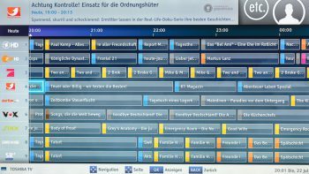 Toshiba 55m7463dg Fernseher TV Guide