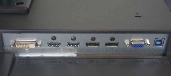 Iiyama Prolite B2888uhsu B1 Monitor Anschluesse