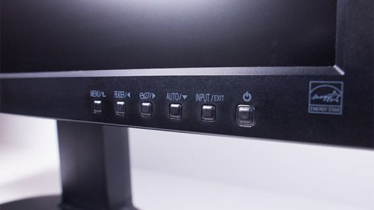 Lg 23mb35py B Monitor Bedientasten