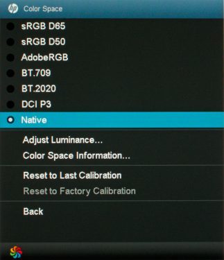 Hp Dreamcolor Z27x Monitor Osd2