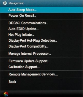 Hp Dreamcolor Z27x Monitor Osd8