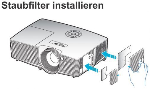 Optoma Gt1080 Beamer ScreenS Luftfilter
