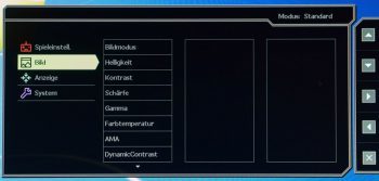 Benq Xl2430t Monitor Osd Bild