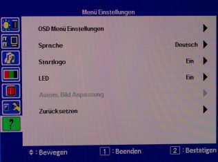 Iiyama Prolite Xb3070wqs B1 Monitor Osd7