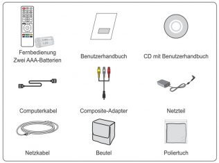 Lg Pa1000 Beamer ScreenS Lieferumfang