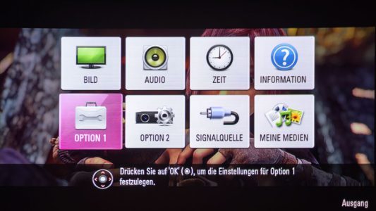 Lg Ph300 Beamer Foto OSD