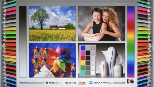 Benq W1080st 2 Beamer Testbild Farben Ist