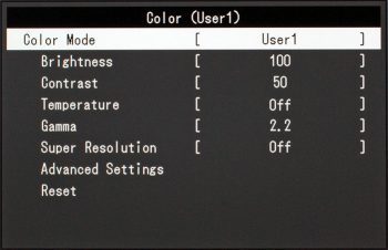 Eizo Ev3237 Bk Monitor Osd1