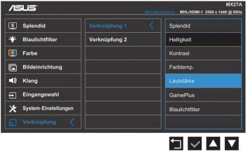 Asus Mx27aq Monitor OSD 4
