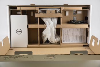 Dell U3415w Monitor Auspacken