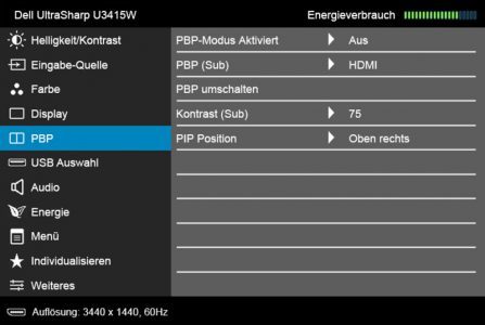 Dell U3415w Monitor Osd 3