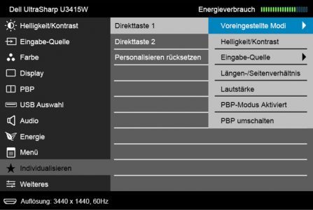 Dell U3415w Monitor Osd 4