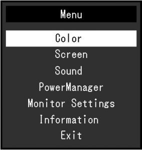 Eizo Ev2730q Bk Monitor OSD 1