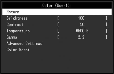 Eizo Ev2730q Bk Monitor OSD 2
