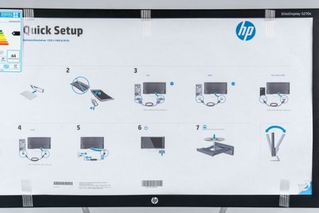 Hp Elitedisplay S270c Monitor Aufbauanleitung