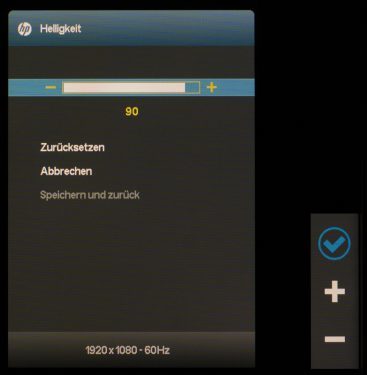 Hp Elitedisplay S270c Monitor Osd Helligkeit