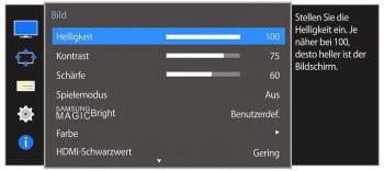 Samsung S34e790c Monitor OSD 1
