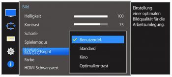 Samsung S34e790c Monitor OSD 2