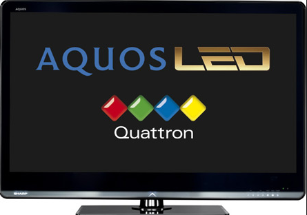 AQUOS LED TV von Sharp mit Quattron-Technologie