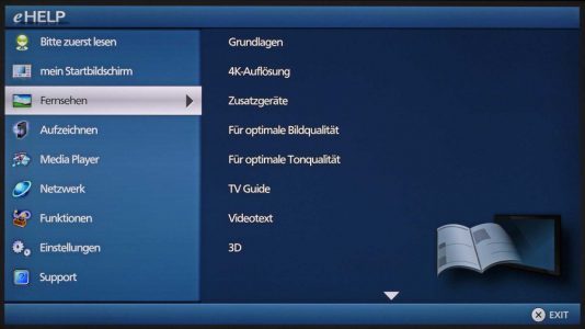Panasonic Tx 55axw904 Fernseher Bedienung3