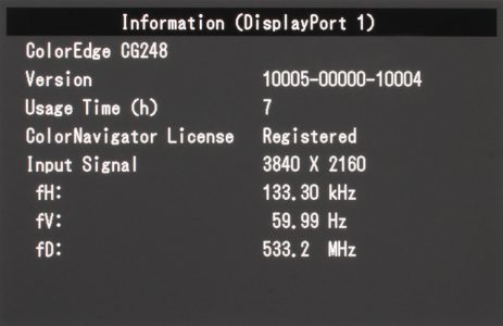 Eizo Cg248 4k Monitor Osd6