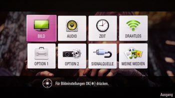 Lg Pf1500 Beamer Foto OSD