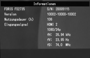 Eizo Foris Fs2735 Monitor 24hz