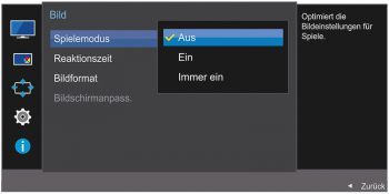 Samsung U24e590d Monitor OSD 5