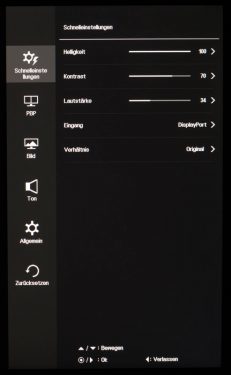 Lg 34um68 P Monitor Osd Schnelleinstellungen