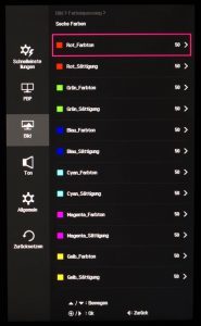 Lg 34um68 P Monitor Osd Sechsfarben
