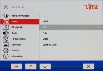 Fujitsu B24 8 Te Pro Monitor Osd 2