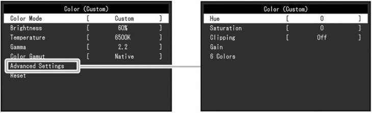 Eizo Cs2420 Monitor OSD 5