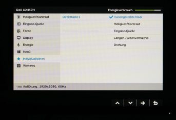 Dell U2417h Monitor Osd Individualisierung