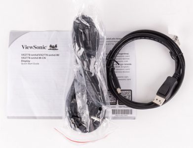 Viewsonic Vx2778 Smhd Monitor Lieferumfang