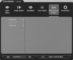 Viewsonic Vx2778 Smhd Monitor Osd4