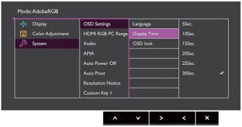 Benq Sw2700pt Monitor OSD 4