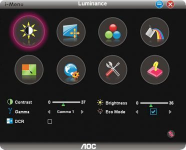 Aoc Ag241qx Monitor I Menu