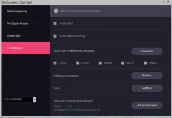 Lg 34uc79g B Monitor Einstellungen