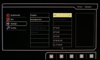 Benq Xl2735 Monitor Osd Anzeige1