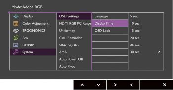Benq Pv270 Monitor OSD 4