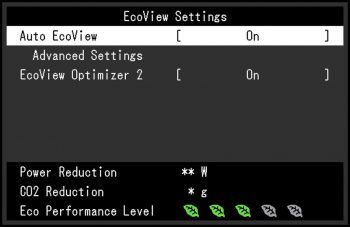Eizo Ev2780 Bk Monitor OSD 4