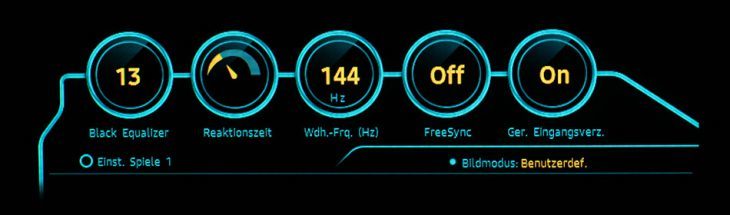 Samsung C24fg70fqu Monitor Osd Spielpresets