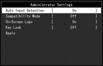 Eizo Ev2456 Bk Monitor OSD 4