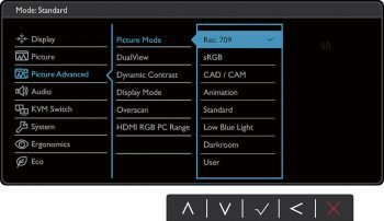 Benq Pd3200u Monitor OSD 2