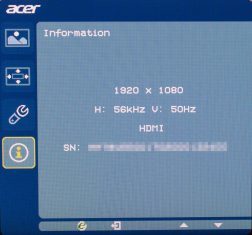 Acer Rc271u Monitor 50hz