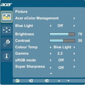 Acer Rc271u Monitor Osd2