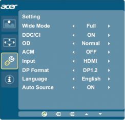 Acer Rc271u Monitor Osd4