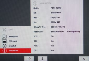 Fujitsu P27 8 Te Pro Monitor Osd05