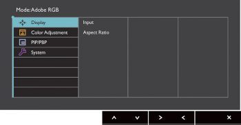 Benq Sw320 Monitor OSD 1