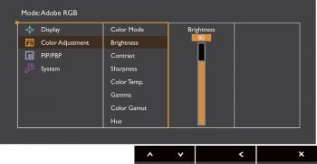 Benq Sw320 Monitor OSD 2